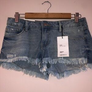 Forever 21 low rise jean shorts